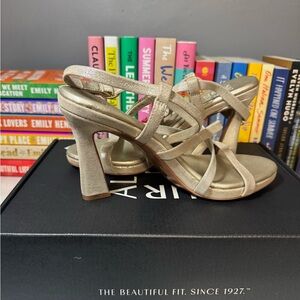 Naturalizer Metallic Strappy Heels